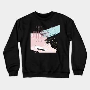 90s style line Crewneck Sweatshirt